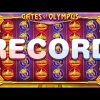 My RECORD WIN On Gates Of Olympus! (Crown Hit)
