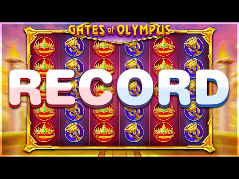 My RECORD WIN On Gates Of Olympus! (Crown Hit)