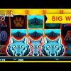 GREAT SESSION, LOVE IT! Quick Hit Wolf Mountain Slot – BIG WIN!