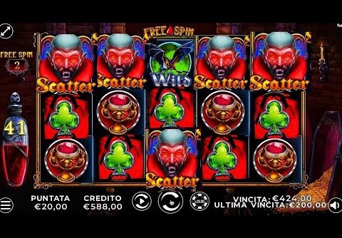 Slot BAR Vampiro Online RECORD Win || MAX BET || Macchinette Italia