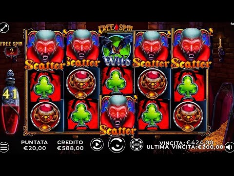 Slot BAR Vampiro Online RECORD Win || MAX BET || Macchinette Italia