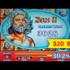 Zeus II Slot Machine – $20 Bet Bonus Round – BIG WIN!