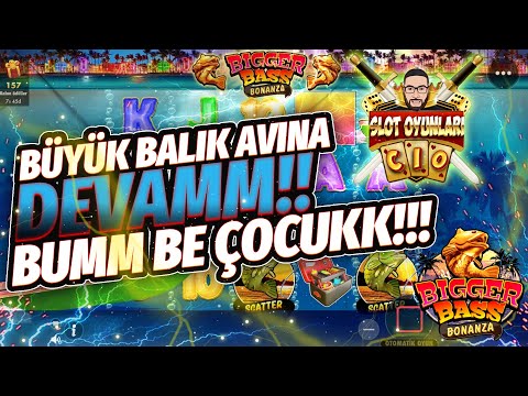 SLOT OYUNLARI 🐟BIGGER BASS BONANZA BIG WIN 🐟 VURGUNLARA DEVAM🥳🎁 #slot #slotoyunları #casino