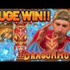 HUGE WIN! DRAGONHORN BIG WIN – €5 BONUS ON CASINO SLOT FROM CASINODADDY