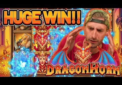 HUGE WIN! DRAGONHORN BIG WIN – €5 BONUS ON CASINO SLOT FROM CASINODADDY