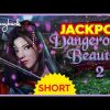 BIGGEST JACKPOT ON YOUTUBE!! For Dangerous Beauty 2 Slot! #Shorts