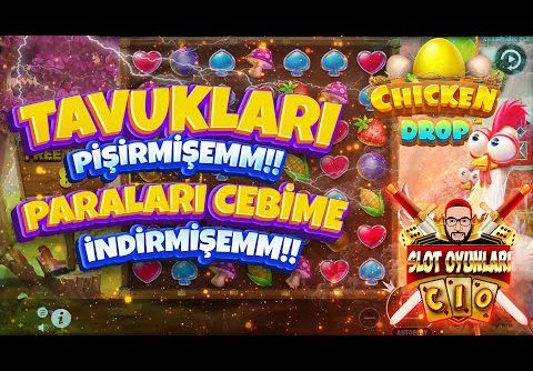 SLOT OYUNLARI 🐔 CHICKEN DROP BIG WIN 🐔 TAVUKLARI PİŞİRMİŞEM 🍗🎁 #slot #slotoyunları #casino