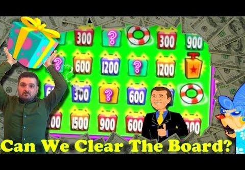 WE ALMOST CLEARED THE BOARD! Jackpot Block Party Slot Machine Bonus – Huge Win!