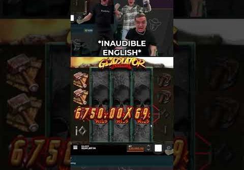 INSANE NEW SLOT GLADIATOR LEGENDS PAYS $745,000 3 VS #shorts