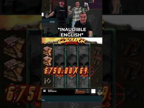 INSANE NEW SLOT GLADIATOR LEGENDS PAYS $745,000 3 VS #shorts