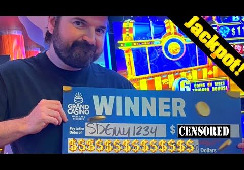 My LARGEST JACKPOT EVER At Grand Casino 💥😱💥 A WIN SO BIG They Issued A MASSIVE Check