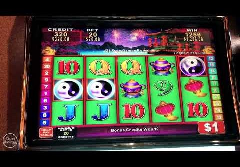 WOW RARE RETRIGGER! MASSIVE JACKPOT HANDPAY ON CHINA SHORES HIGH LIMIT SLOT MACHINE 1