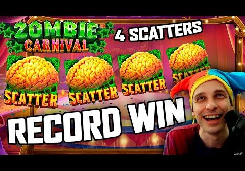 ZOMBIE CARNIVAL 🔥 RECORD WIN MAX SCATTERS START!