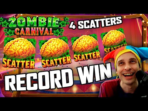 ZOMBIE CARNIVAL 🔥 RECORD WIN MAX SCATTERS START!