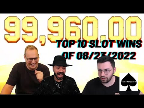 Top 10 Biggest Slot Wins Today (08/23/2022). INSANE ENDING!