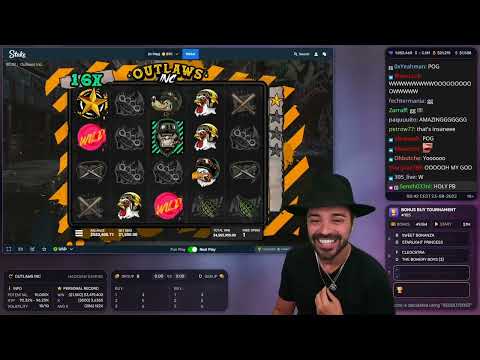 ROSHTEIN STREAM HIGHLIGHT MEGA 5 MILLION WIN ON OUTLAW INC SLOT