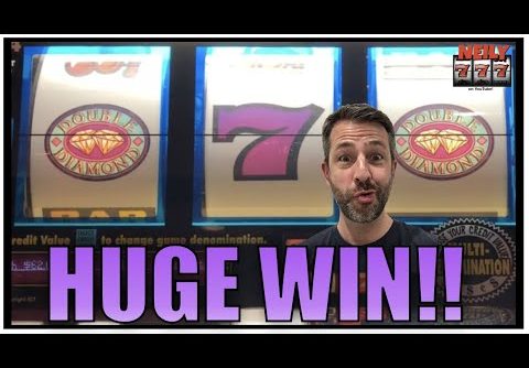 SAY WHAT?! HUGE WIN on DOLLAR SLOTS! 💎 TRIPLE DOUBLE DIAMOND!