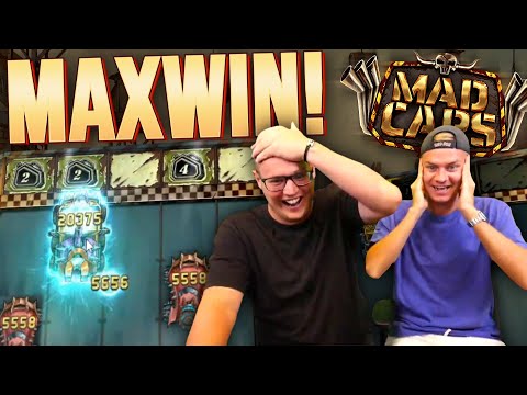 WE GOT MAX WIN ON MAD CARS! Insane Win on New Slot