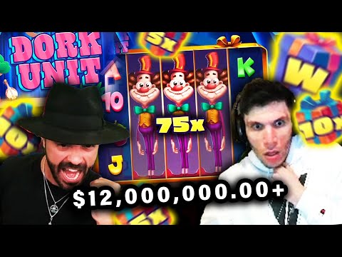 Top 7 WINS On Dork Unit Slot ($12,000,000+) | ft. Trainwreckstv, Roshtein, Xposed