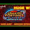 New! Quick! Hit! Slot! HUGE WIN on Fortunes Blitz Volcano!