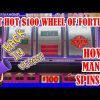 🔴HOT $100 Wheel of Fortune Slot Machine ❗️3 SPINS ❗️Super Times Pay at NYNY Too! HANDPAYS!🔥