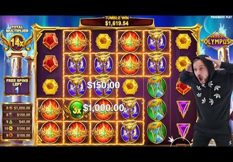 GATES OF OLYMPUS! 🔱 HIT CROWNS – BIG WINS with SMALL MULTIPLIER – CASINO SLOT ONLINE GAME