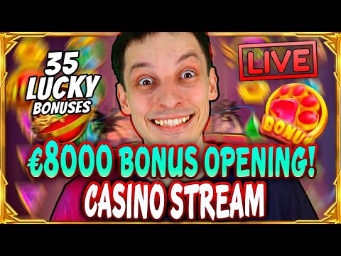 SLOTS LIVE 🔴 €8 000 BONUS HUNT! Casino Stream Big Wins with mrBigSpin