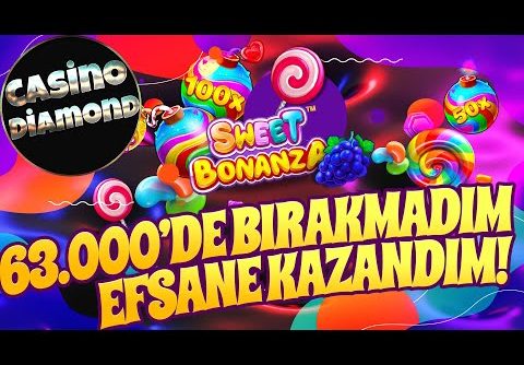 Sweet Bonanza | 63.000 AZ DEDİM MUHTEŞEM KAZANDIM | BIG WIN #sweetbonanzarekor #bigwin #slot