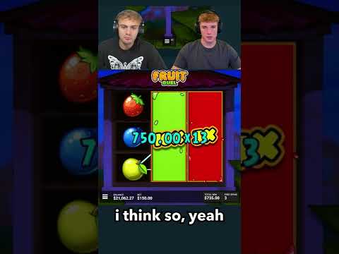 OUR BIGGEST WIN EVER FROM THIS SLOT!! (FRUIT DUEL) #shorts