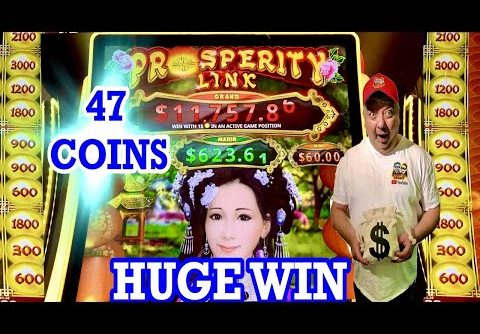 PROSPERITY LINK SLOT! HUGE WIN!💰AMAZING 47 COINS COLLECTED! THE BOYZ