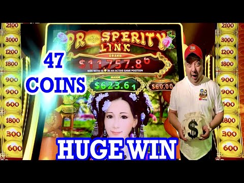 PROSPERITY LINK SLOT! HUGE WIN!💰AMAZING 47 COINS COLLECTED! THE BOYZ