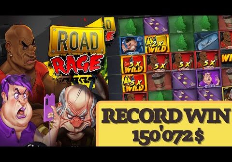 ROAD RAGE 🏎️ RECORD WIN 150’072$ 💸 YOU MUST SEE IT!!! 🤑