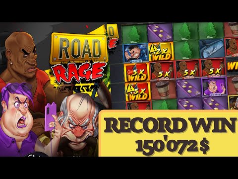 ROAD RAGE 🏎️ RECORD WIN 150’072$ 💸 YOU MUST SEE IT!!! 🤑