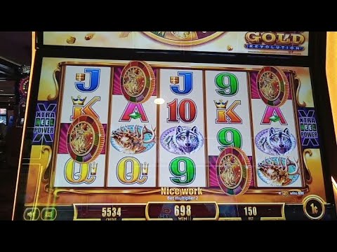 BUFFALO GOLD REVOLUTION SLOT MACHINE PLAY, BONUS SESSION. VERY NICE 133X BIG WIN!