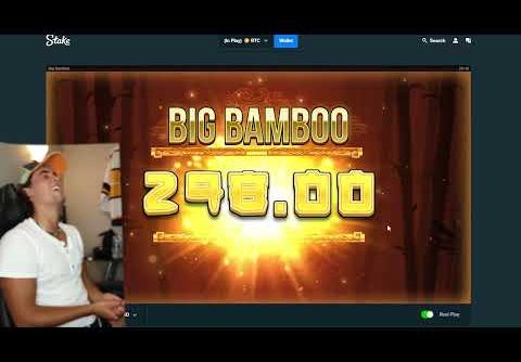 BIG BAMBOO SLOT PAYS HUGE! MY INSANE RECORD WIN! Stake Gambling