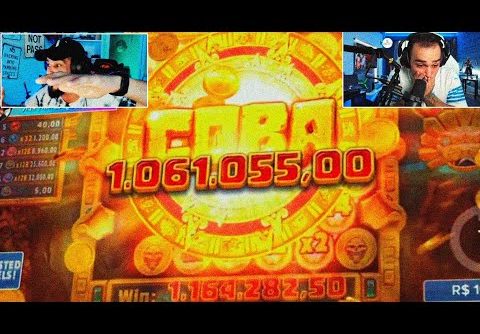 R$100 virou R$1 MILHÃO de REAIS na BIaze! ( WORLD RECORD COBA SLOT )