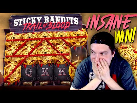 WILDLINES EVERYWHERE! Mega Win on Sticky Bandits Trail Of Blood!