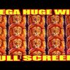 **HUGE MEGA WIN!** FULL SCREEN BONUS! King of Africa WMS Slot Machine Wins