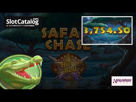 Mega win. Safari Chase Hit ‘n’ Roll slot from Kalamba Games