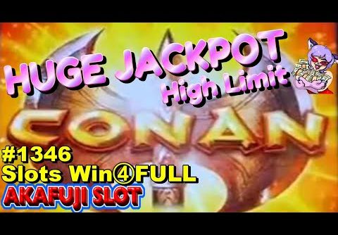 Slots Win ④FULL🤩MY BIGGEST JACKPOT EVER on HIGH LIMIT CONAN SLOT MACHINE HANDPAY 赤富士スロット 完全版