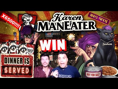 x6500 ✨ BIG WIN 💰 KAREN MANEATER 🍔 NOLIMIT | EXESLOT SLOT ONLINE ESCLUSIVE