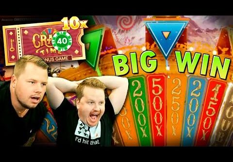 10x TOP SLOT on CRAZY TIME Into Big Win!