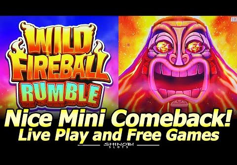 Wild Fireball Rumble Slot Machine – Nice Mini Comeback! Live Play and Free Games with Re-Triggers