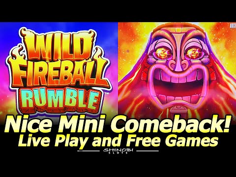 Wild Fireball Rumble Slot Machine – Nice Mini Comeback! Live Play and Free Games with Re-Triggers