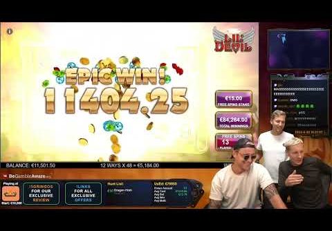 STREAMERS BROKE LIL DEVIL SLOT AND WON LIFECHANGING MONEY! BIGGEST WIN ON LIL DEVIL TO DATE!