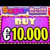 €10.000 SUGAR RUSH 🍭 SLOT BONUS BUY‼️😮 *** BIG WINS ***