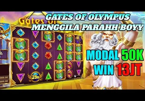 SLOT GACOR HARI INI !!!  || MODAL RECEH 40K WIN 13JT || GATES OF OLYMPUS