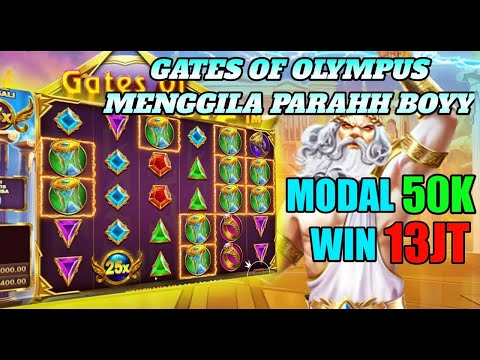 SLOT GACOR HARI INI !!!  || MODAL RECEH 40K WIN 13JT || GATES OF OLYMPUS