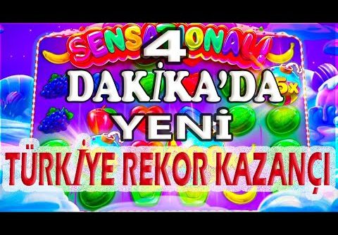 SWEET BONANZA | 4 Dakikada Yeni Türkiye Rekor Kazancım Bigwin | #slot #casino #sweetbonanza #taktik