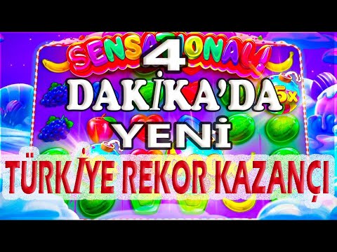 SWEET BONANZA | 4 Dakikada Yeni Türkiye Rekor Kazancım Bigwin | #slot #casino #sweetbonanza #taktik